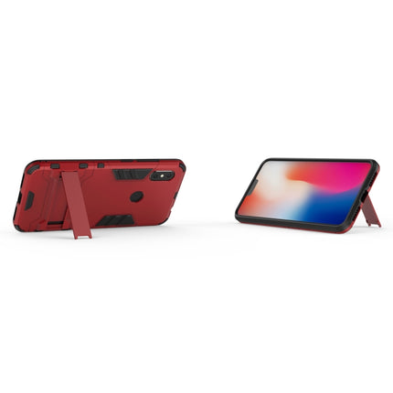 Shockproof PC + TPU  Case for Xiaomi Redmi Note 6, with Holder, Xiaomi Redmi Note 6