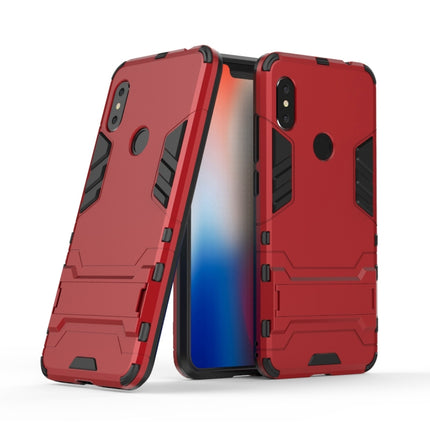 Shockproof PC + TPU  Case for Xiaomi Redmi Note 6, with Holder, Xiaomi Redmi Note 6
