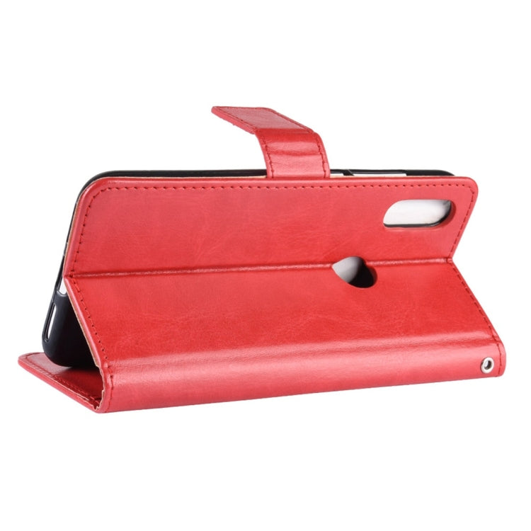 Crazy Horse Texture Horizontal Flip Leather Case for Xiaomi Redmi Note 7, with Holder & Card Slots & Wallet & Lanyard, For Xiaomi Redmi Note 7 (Lanyard), For Redmi Note 7, Xiaomi Redmi Note 7