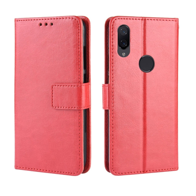 Crazy Horse Texture Horizontal Flip Leather Case for Xiaomi Redmi Note 7, with Holder & Card Slots & Wallet & Lanyard, For Xiaomi Redmi Note 7 (Lanyard), For Redmi Note 7, Xiaomi Redmi Note 7