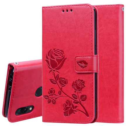 Rose Embossed Horizontal Flip PU Leather Case for Xiaomi Redmi 7, with Holder & Card Slots & Wallet, For Xiaomi Redmi 7