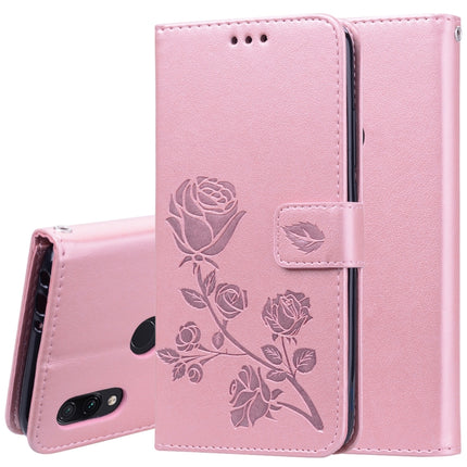 Rose Embossed Horizontal Flip PU Leather Case for Xiaomi Redmi 7, with Holder & Card Slots & Wallet, For Xiaomi Redmi 7