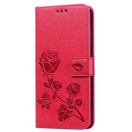 Rose Embossed Horizontal Flip PU Leather Case for Xiaomi Redmi 7, with Holder & Card Slots & Wallet, For Xiaomi Redmi 7