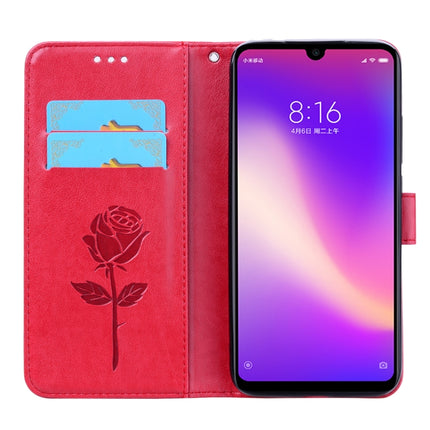 Rose Embossed Horizontal Flip PU Leather Case for Xiaomi Redmi 7, with Holder & Card Slots & Wallet, For Xiaomi Redmi 7