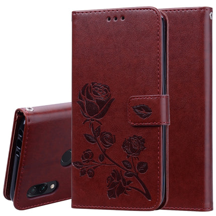 Rose Embossed Horizontal Flip PU Leather Case for Xiaomi Redmi 7, with Holder & Card Slots & Wallet, For Xiaomi Redmi 7
