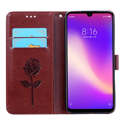 Rose Embossed Horizontal Flip PU Leather Case for Xiaomi Redmi 7, with Holder & Card Slots & Wallet, For Xiaomi Redmi 7