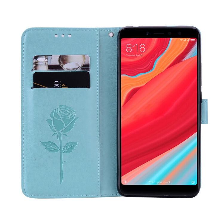 Rose Embossed Horizontal Flip Environmental PU Leather Case for Xiaomi Redmi S2, with Holder & Card Slots & Wallet