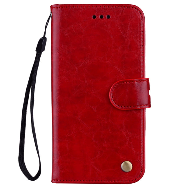 Business Style Oil Wax Texture Horizontal Flip Leather Case for Xiaomi Redmi S2, with Holder & Card Slots & Wallet