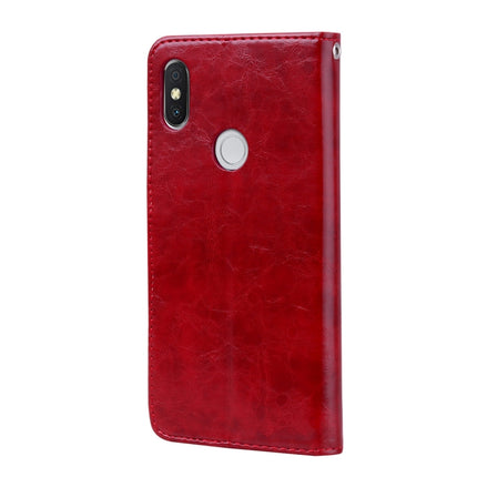 Business Style Oil Wax Texture Horizontal Flip Leather Case for Xiaomi Redmi S2, with Holder & Card Slots & Wallet, For Xiaomi S2
