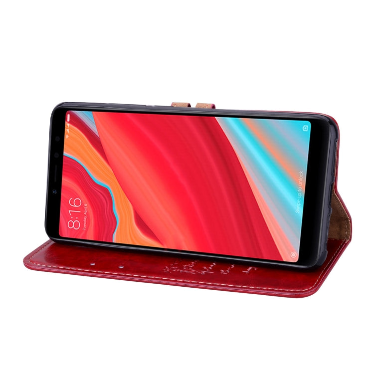 Business Style Oil Wax Texture Horizontal Flip Leather Case for Xiaomi Redmi S2, with Holder & Card Slots & Wallet