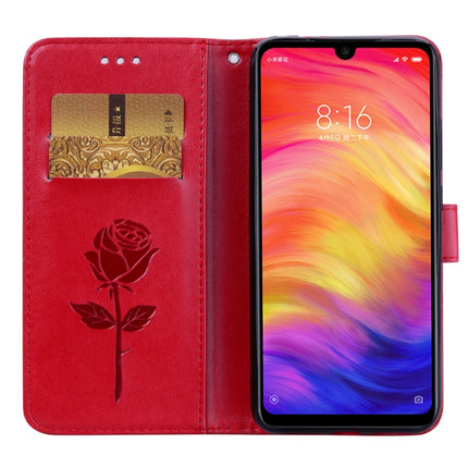 Rose Embossed Horizontal Flip PU Leather Case for Xiaomi Redmi Note 7, with Holder & Card Slots & Wallet, For Xiaomi Redmi Note 7