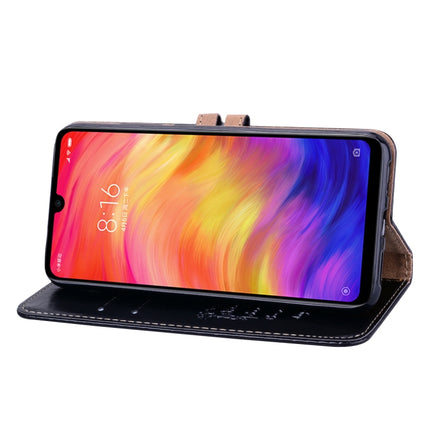 Business Style Oil Wax Texture Horizontal Flip Leather Case for Xiaomi Redmi Note7, with Holder & Card Slots & Wallet, For Xiaomi Redmi Note7