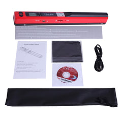 iScan01 Mobile Document Handheld Scanner with LED Display, A4 Contact Image Sensor, iScan01 Red, iScan01 Silver, iScan01 Black, iScan01 Green, iScan01 Blue