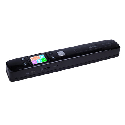 iScan02 Double Roller Mobile Document Portable Handheld Scanner with LED Display,  Support 1050DPI  / 600DPI  / 300DPI  / PDF / JPG / TF, iScan02 White, iScan02 Black