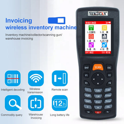 NEWSCAN NS8103T Two-dimensional Wireless Barcode Scanner Collector, NS8103T