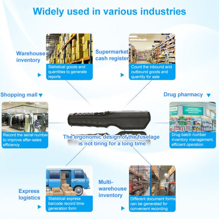 NEWSCAN NS8103T Two-dimensional Wireless Barcode Scanner Collector, NS8103T