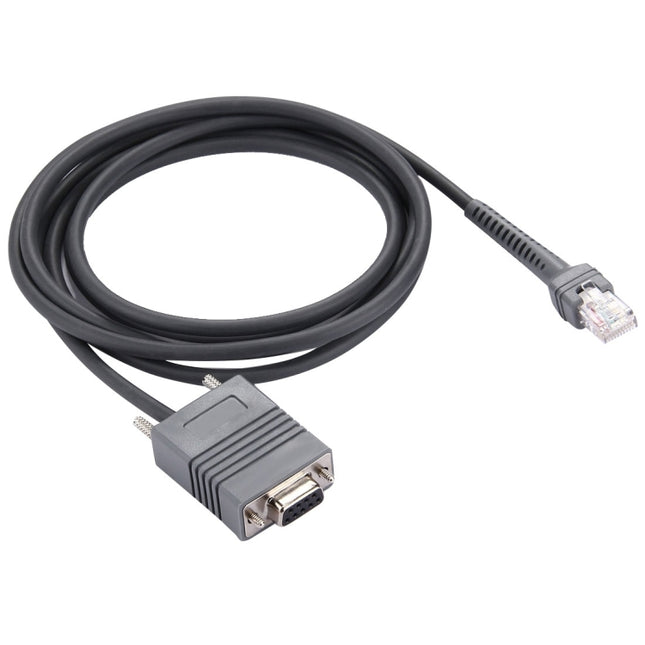 2m RS232 to RJ45 Scanner Serial Data Cable for Symbol LS2208, RS232 to RJ45