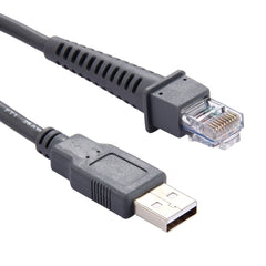 2m USB A Male to RJ45 Scanner Serial Data Cable for Symbol LS2208 / 2208AP / LS4278, USB A Male to RJ45