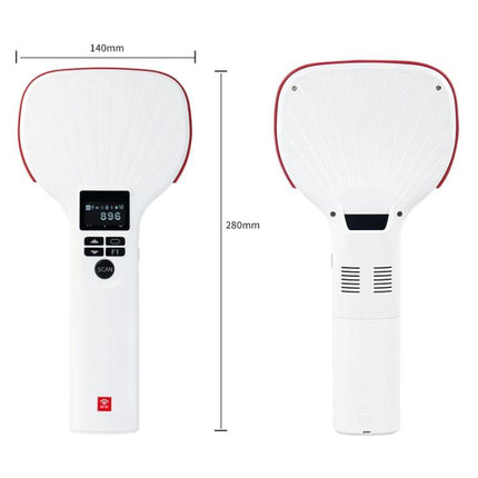 Long Range RFID UHF Portable Handheld Bluetooth Reader, Style: Standard + 2D Head