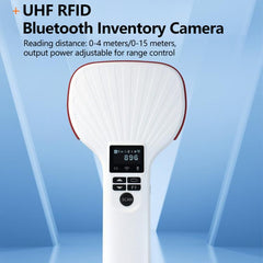 Long Range RFID UHF Portable Handheld Bluetooth Reader, Style: Standard + 2D Head