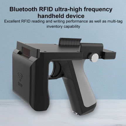 UHF RFID Radio Frequency High Performance Handheld Back Clip Bluetooth Communication Reader, Style: Bluetooth RFID Reading and Writing + One/Two-dimensional Code Scanning