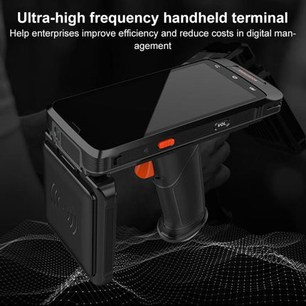 RFID UHF Handheld Intelligent Terminal PDA Scanner 915M Reader, Style: Standard Version + QR Code Scanning