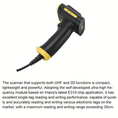 UHF RFID Handheld Card Reader Cash Register Settlement Scanner, Style: Bluetooth