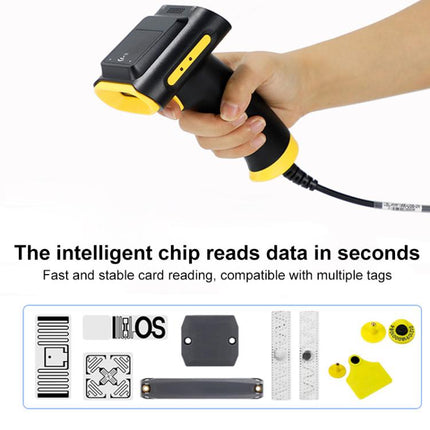 UHF RFID Handheld Card Reader Cash Register Settlement Scanner, Style: Bluetooth