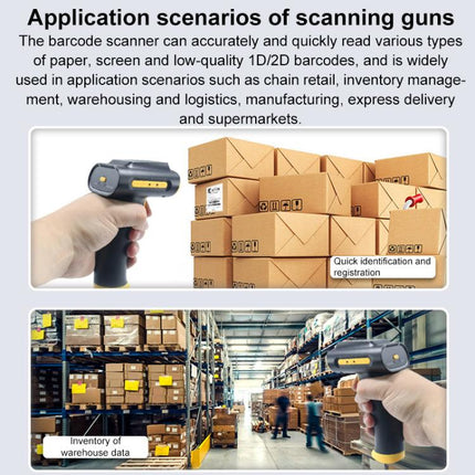 UHF RFID Handheld Card Reader Cash Register Settlement Scanner, Style: Bluetooth