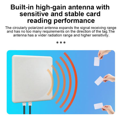 UHF RFID Long Range 9dBi Integrated Reader with E710 Chip, Style: Add WiFi Communication
