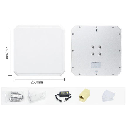 UHF RFID Long Range Integrated Reader with Built-in 9dBi Antenna, Style: Standard