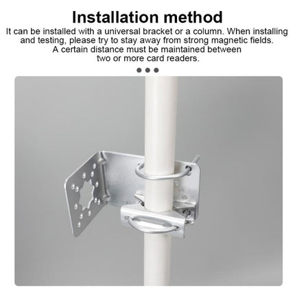 UHF RFID Long Range Integrated Reader with Built-in 9dBi Antenna, Style: Standard