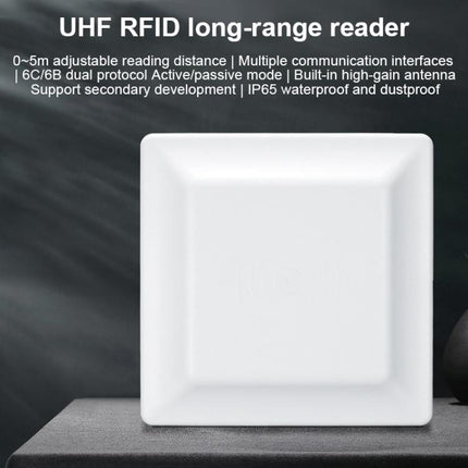 UHF Middle Range RFID Integrated Reader Identification Distance 0-5m, Style: Standard