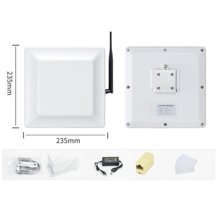 UHF Middle Range RFID Integrated Reader Identification Distance 0-5m, Style: Add WiFi Communication, Add WiFi Communication