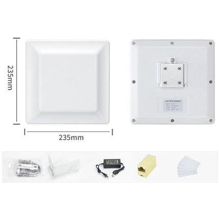 UHF RFID Reader Long Range Integrated Reader Writer With E710 Chip, Style: Add Power Over Ethernet