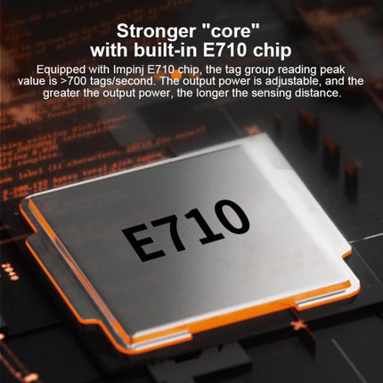 UHF RFID Reader Long Range Integrated Reader Writer With E710 Chip, Style: Add 4G Communication, Add 4G Communication