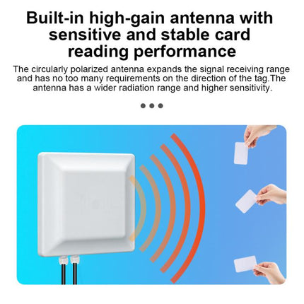 UHF RFID Reader Long Range Integrated Reader Writer With E710 Chip, Style: Add 4G Communication, Add 4G Communication