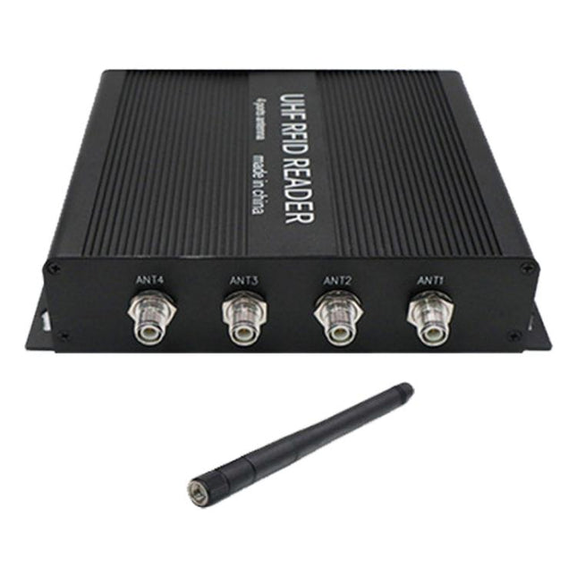 RFID 4-Channel UHF Long-Range Reader with Antenna, Industrial Access Control & Warehouse Management RFID Reader / Writer