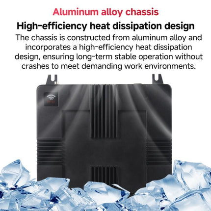 8-Channel RFID Reader / Writer with Impinj E710 Module, Fixed UHF Industrial Long-Range Reader for Warehouse Management