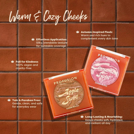 Pumpkin Spice | Swirl Baked Blush