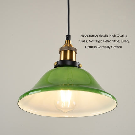 LED Industrial Edison Vintage Style Hanging lamp Green Emerald Glass Pendant Light with E27 Bulb