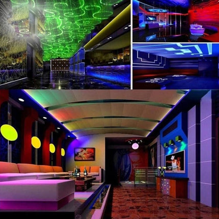 5M RGB LED Strip DC 12V SMD 2835 Non-Waterproof Flexible LED Light Tape Ribbon, 44-keys Remote Control, with 44-keys Remote Control