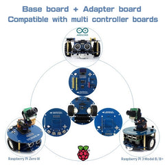 Waveshare AlphaBot2 Robot Building Kit for Arduino (no Arduino Controller), For Arduino (no Arduino Controller)