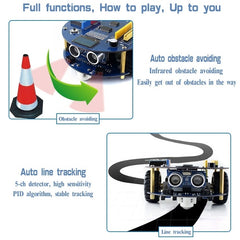 Waveshare AlphaBot2 Robot Building Kit for Arduino (no Arduino Controller), For Arduino (no Arduino Controller)