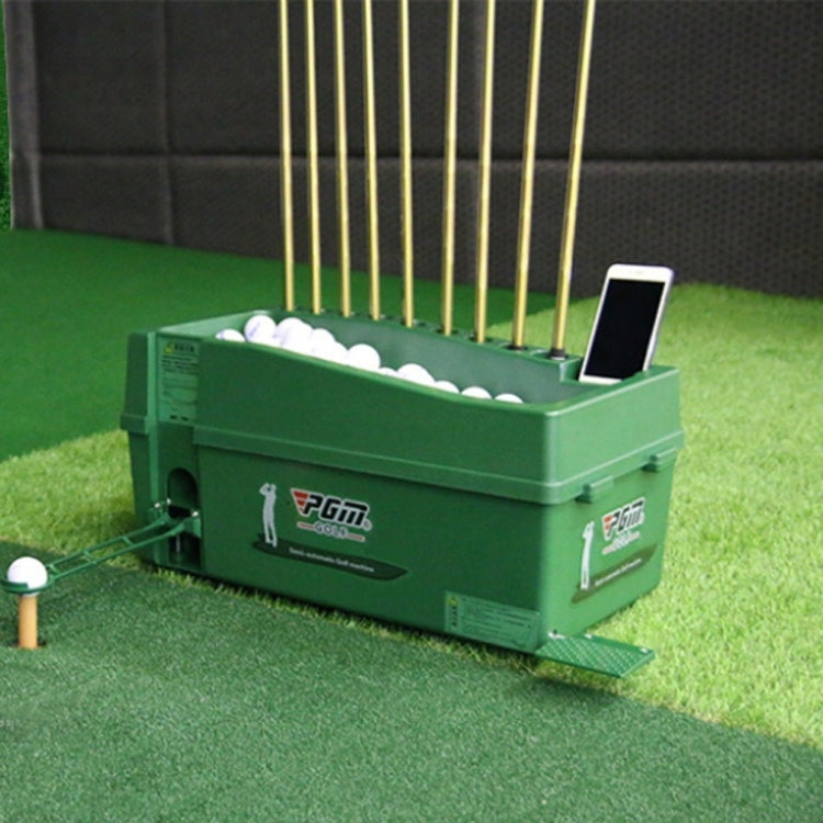 PGM Indoor Golf Multi-function Large Capacity Automatic Ball Machine with Club Rack