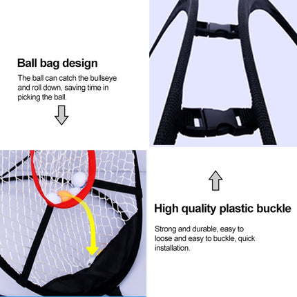 PGM Golf Cutting Rod Folding Practice Net, Peripheral Size: 54x65cm, LXW005