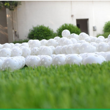 PGM 10 PCS Golf Indoor Exercise Hollow Ball, 10PCS Hollow Ball White, 10PCS Hollow Ball Yellow