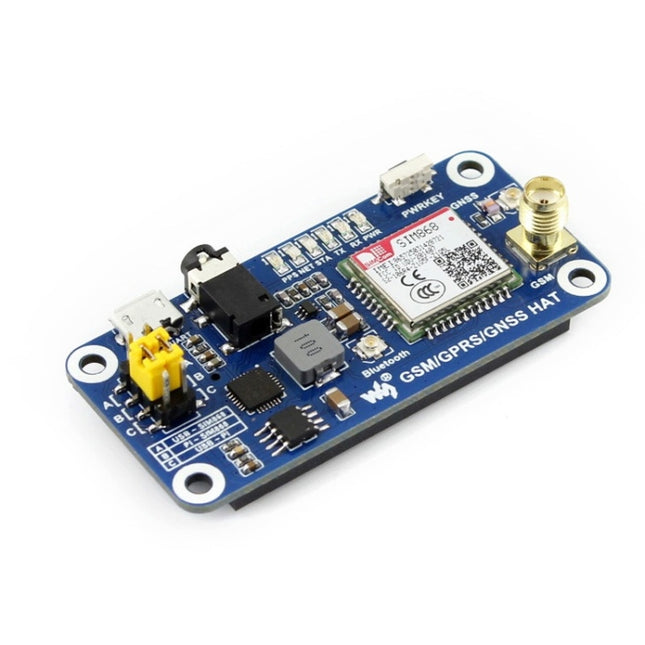 GORRO GSM/GPRS/GNSS/Bluetooth de Waveshare para Raspberry Pi, GORRO GSM/GPRS/GNSS/Bluetooth