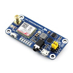 Waveshare GSM/GPRS/GNSS/Bluetooth HAT for Raspberry Pi, GSM/GPRS/GNSS/Bluetooth HAT