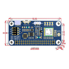 Waveshare L76X Multi-GNSS HAT for Raspberry Pi, GPS, BDS, QZSS, L76X